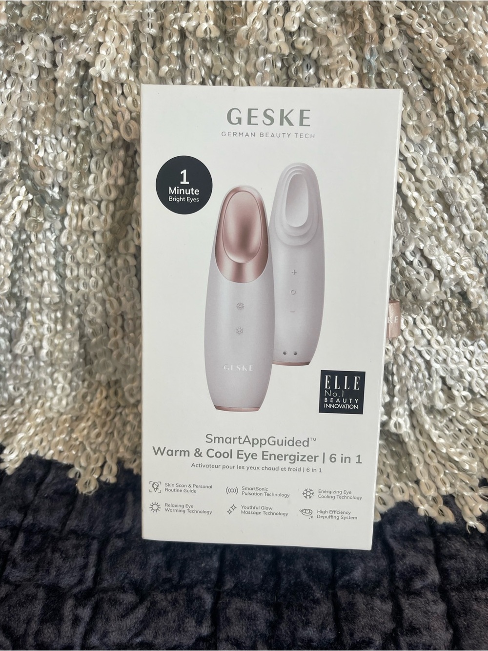 Geske Warm & Cool Eye Energizer – Rose Gold/White
